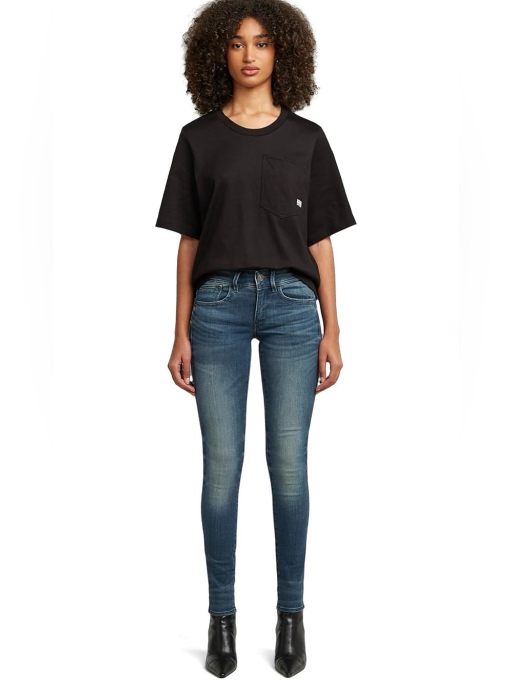 G-Star RAW Lynn Mid Rise Skinny Jeans | Vintage Aged Destroy | Size 27/30